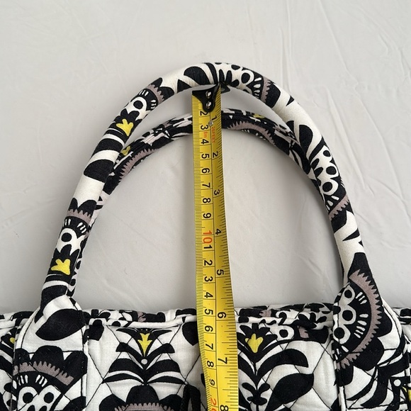 Vera Bradley iconic Weekender travel bag in black white Fanfare multicolor print - Picture 12 of 12